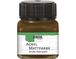 Kreul Pintura acrílica marrón oscuro mate 20ml