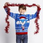 Cerdá Jersey Punto Navideño Sonic 12 Años Azul