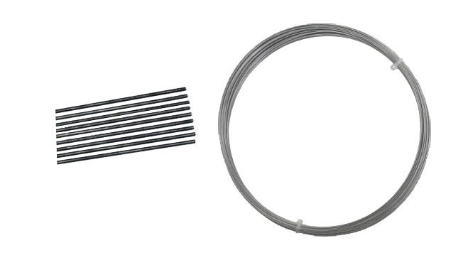 Alambre de acero tipo piano rollo 250 g x 1,50 mm x 18 m Alambre de acero tipo piano rollo 250 g x 1,50 mm x 18 m