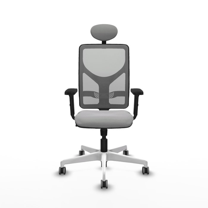 PIQUERAS Y CRESPO Silla de oficina Motilla con mecanismo Sincro, Gris claro PIQUERAS Y CRESPO Silla de oficina Motilla con mecanismo Sincro, Gris claro