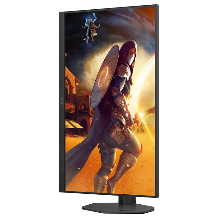 AOC Gaming Q27G4SRU Monitor Gaming 27" QHD 2560x1440 320Hz 1ms IPS, HDR400, AMD FreeSync, HDMI 2.1, DisplayPort 1.4, USB Hub, Negro/Rojo