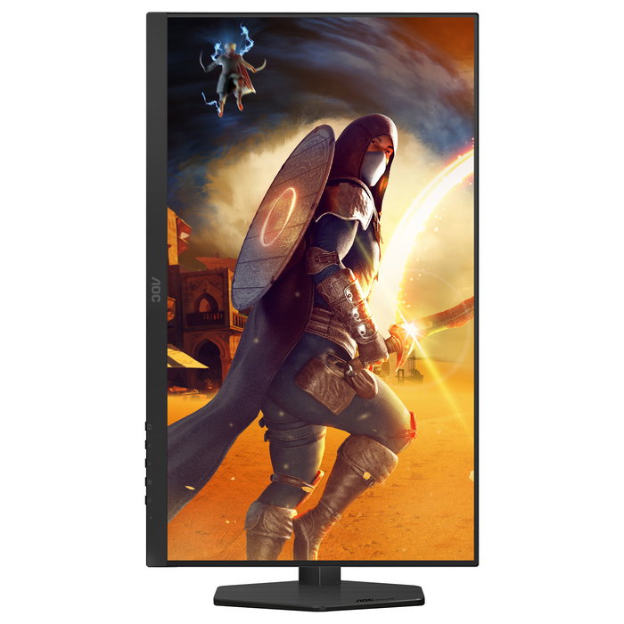 AOC Gaming Q27G4SRU Monitor Gaming 27" QHD 2560x1440 320Hz 1ms IPS, HDR400, AMD FreeSync, HDMI 2.1, DisplayPort 1.4, USB Hub, Negro/Rojo