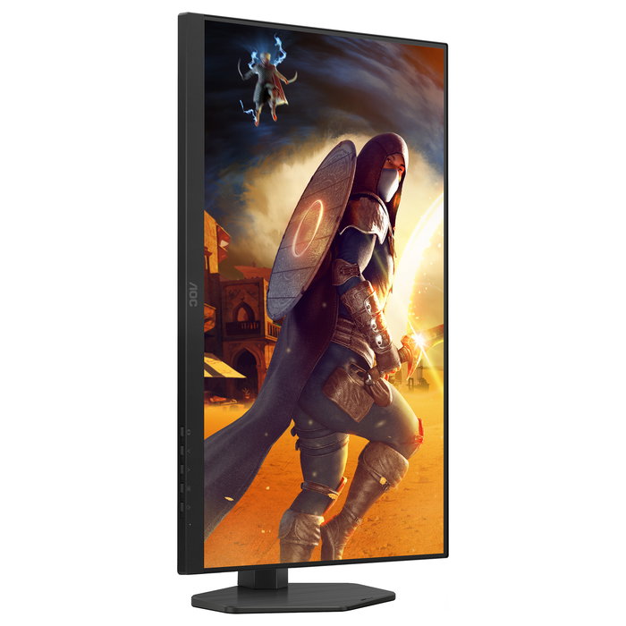 AOC Gaming Q27G4SRU Monitor Gaming 27" QHD 2560x1440 320Hz 1ms IPS, HDR400, AMD FreeSync, HDMI 2.1, DisplayPort 1.4, USB Hub, Negro/Rojo