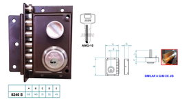 Europerfil Cerradura Antipalanza AVL 8240 S Izquierda