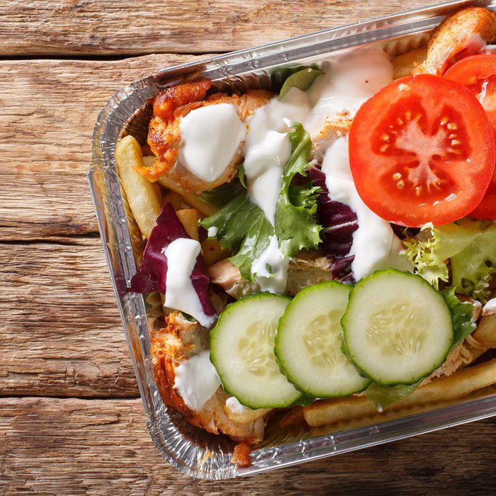 Inde Set de 2 Bandejas Rectangulares Algon, Dimensiones 22.7 cm x 17.8 cm x 3.9 cm (36 Unidades)