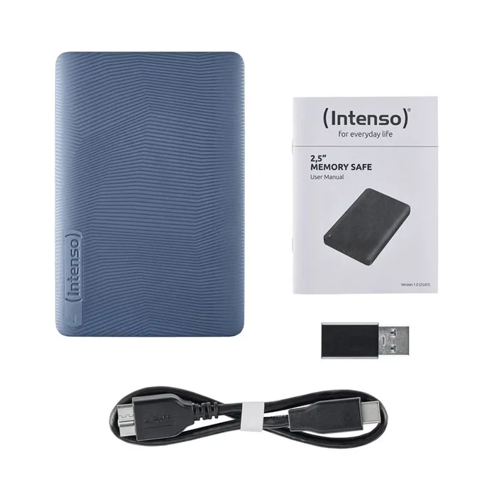 Intenso Disco Duro Externo HDD 1TB 2,5 pulg. USB 3.2 Azul Intenso Disco Duro Externo HDD 1TB 2,5 pulg. USB 3.2 Azul