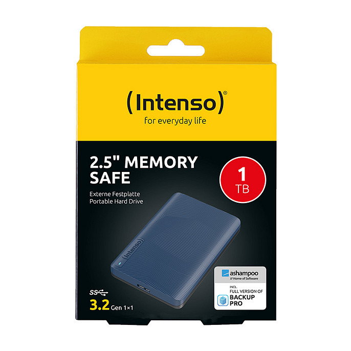 Intenso Disco duro externo 1 TB Azul