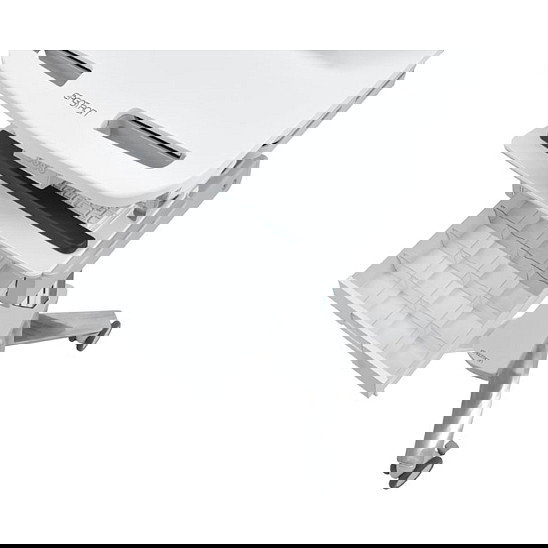 Ergotron StyleView Carro Multimedia para Portátil con 4 Cajones, Bandeja de Teclado, Aluminio, Capacidad 9.5 kg, Pantalla Hasta 43.9 cm (17.3 pulgadas)