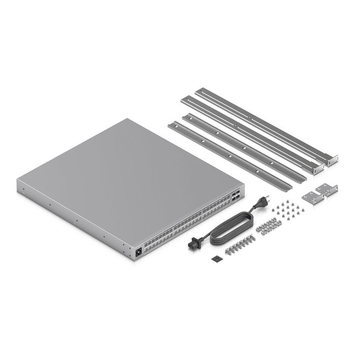 Ubiquiti UniFi Switch USW-Pro-XG-48 - Conmutador gestionado L2/L3 con 48 puertos 10G Ethernet, 4 puertos SFP28, 1U, rack-mount