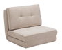 DKD Home Decor Sofá Cama Scandi Beige 76 x 60 x 70 cm Medida Cama 70x218