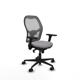 PIQUERAS Y CRESPO Silla de oficina Jorquera Gris con mecanismo Sincro