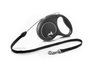 Flexi Black Design Correa Extensible de Cordón 5m Talla S hasta 12kg Negro