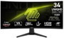 MSI MAG 346CQ Monitor Gaming 34 pulgadas UWQHD VA 180Hz curvo