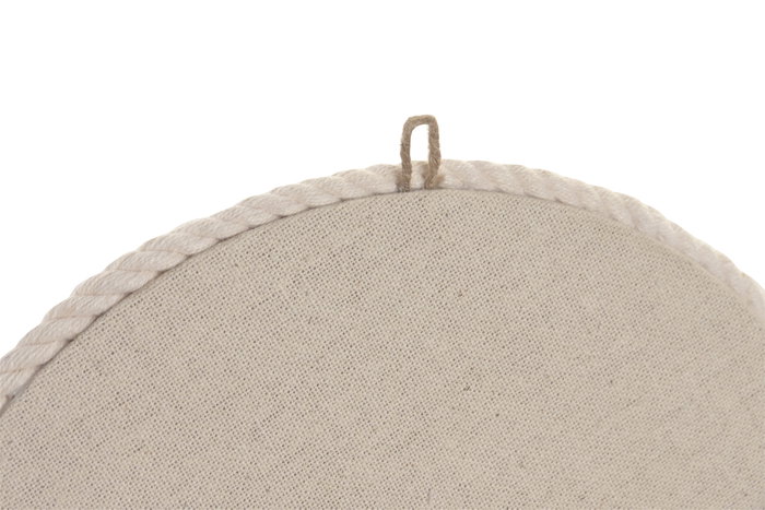 DKD Home Decor Set de 5 piezas de decoración de pared de rafia y yute Natural