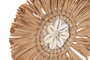 DKD Home Decor Set de 5 piezas de decoración de pared de rafia y yute Natural