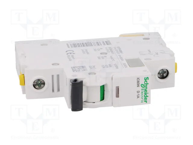 SCHNEIDER ELECTRIC iC60N Interruptor magnetotérmico 1A 1 Polo Curva D
