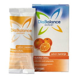 DIABALANCE Suero Oral Naranja 4 Sobres