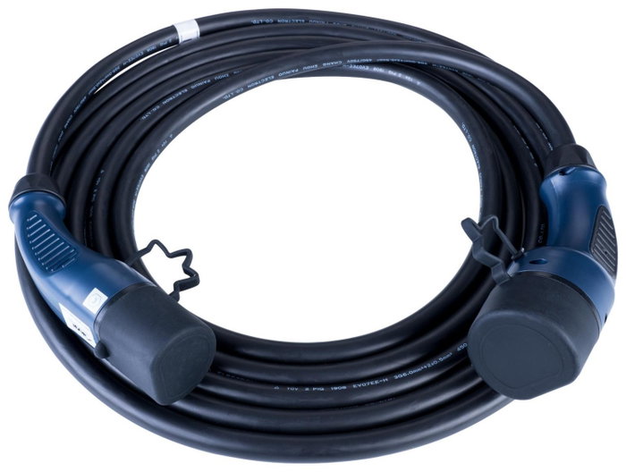 Akyga AK-EC-09 Cable de carga Type2 1 fase 32A 7.2kW 6m
