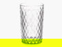 Vivalto Vaso Diamante Transparente 370 ml 8 x 12.8 x 8 cm (Set de 24)