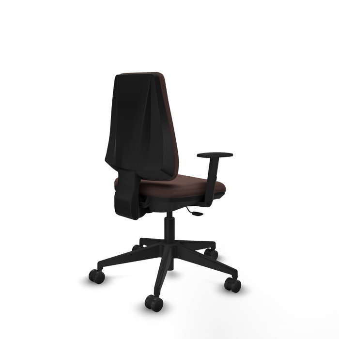 PIQUERAS Y CRESPO Silla de oficina Elche Marrón oscuro