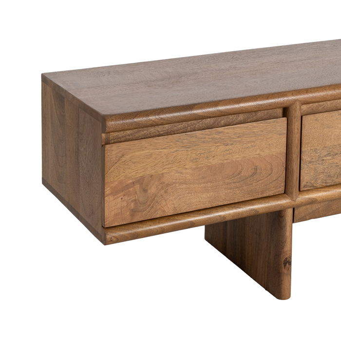Mueble Tv Madera de Mango Salón 180 X 40 X 45 cm