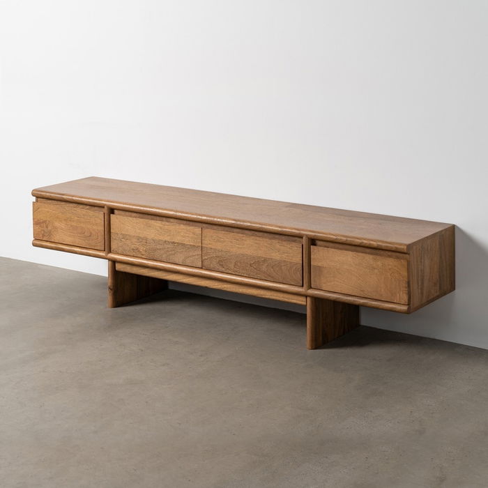 Mueble Tv Madera de Mango Salón 180 X 40 X 45 cm