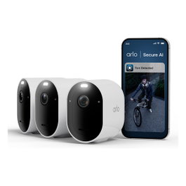 Arlo Pro 6 Kit de 3 Cámaras de Seguridad 2K+ WiFi