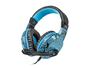 FURY Hellcat Auriculares Alámbricos de Diadema para Juego, Negro y Azul
