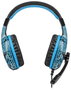 FURY Hellcat Auriculares Alámbricos de Diadema para Juego, Negro y Azul