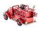 DKD Home Decor Vehículo de Decoración Metal Camión Rojo