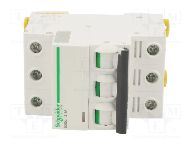 SCHNEIDER ELECTRIC iC60L ACTI9 MCB 3 polos 4A 15kA SCHNEIDER ELECTRIC iC60L ACTI9 MCB 3 polos 4A 15kA