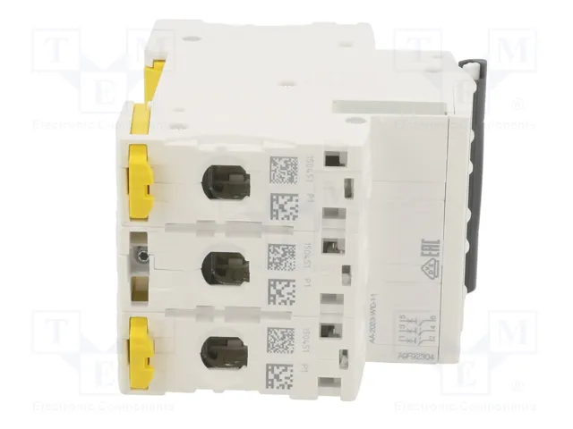 SCHNEIDER ELECTRIC iC60L ACTI9 MCB 3 polos 4A 15kA SCHNEIDER ELECTRIC iC60L ACTI9 MCB 3 polos 4A 15kA
