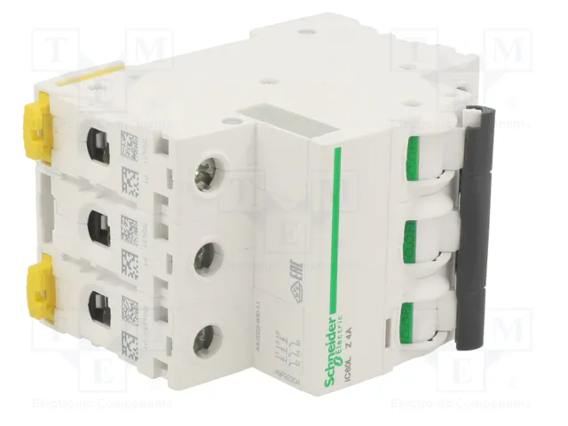 SCHNEIDER ELECTRIC iC60L ACTI9 MCB 3 polos 4A 15kA SCHNEIDER ELECTRIC iC60L ACTI9 MCB 3 polos 4A 15kA