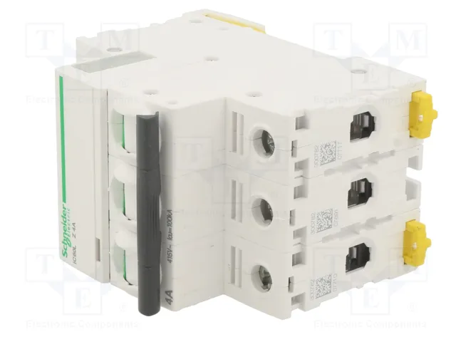 SCHNEIDER ELECTRIC iC60L ACTI9 MCB 3 polos 4A 15kA SCHNEIDER ELECTRIC iC60L ACTI9 MCB 3 polos 4A 15kA