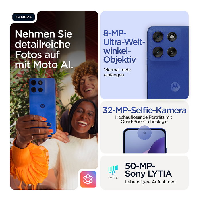 Motorola Moto G56 5G 256GB 8GB RAM Azul Motorola Moto G56 5G 256GB 8GB RAM Azul