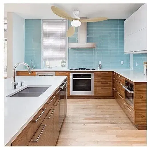 Farelek FAR3431541124400 Ventilador de Techo Oklahoma White & Wood Ø137cm 100W con Iluminación LED Farelek FAR3431541124400 Ventilador de Techo Oklahoma White & Wood Ø137cm 100W con Iluminación LED