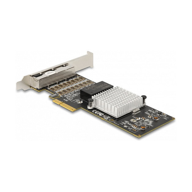 DeLOCK Tarjeta de red PCI Express x4 4 x RJ45 Gigabit LAN i350