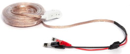 BELLOTA Cable adaptador a batería de coche de 15m para vareador VA1