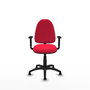 PIQUERAS Y CRESPO Silla de oficina Aýna Rojo con Brazos 1D