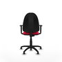 PIQUERAS Y CRESPO Silla de oficina Aýna Rojo con Brazos 1D