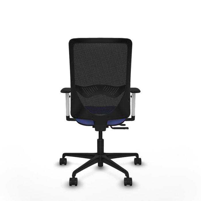 PIQUERAS Y CRESPO Silla de oficina Zulema Azul claro con malla negra