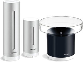 NetAtmo Estación Meteorológica Inteligente con Pluviómetro, Plata
