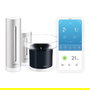 Netatmo NBU-NWS-NRG-EU Estación Meteorológica con Sensor Exterior de Lluvia y Temperatura, WiFi, Alexa, HomeKit, Aluminio Plata