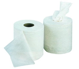 Bobina De Papel Mecha 100% Celulosa 2 Capas 80 Metros 0,6 Kg.