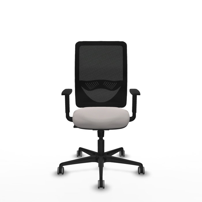 PIQUERAS Y CRESPO Silla de oficina Zulema con mecanismo Sincro, Blanco y Negro PIQUERAS Y CRESPO Silla de oficina Zulema con mecanismo Sincro, Blanco y Negro