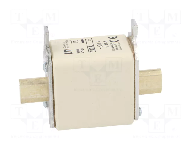 ETI POLAM Fusible NH00 de cerámica industrial 100A 500VAC