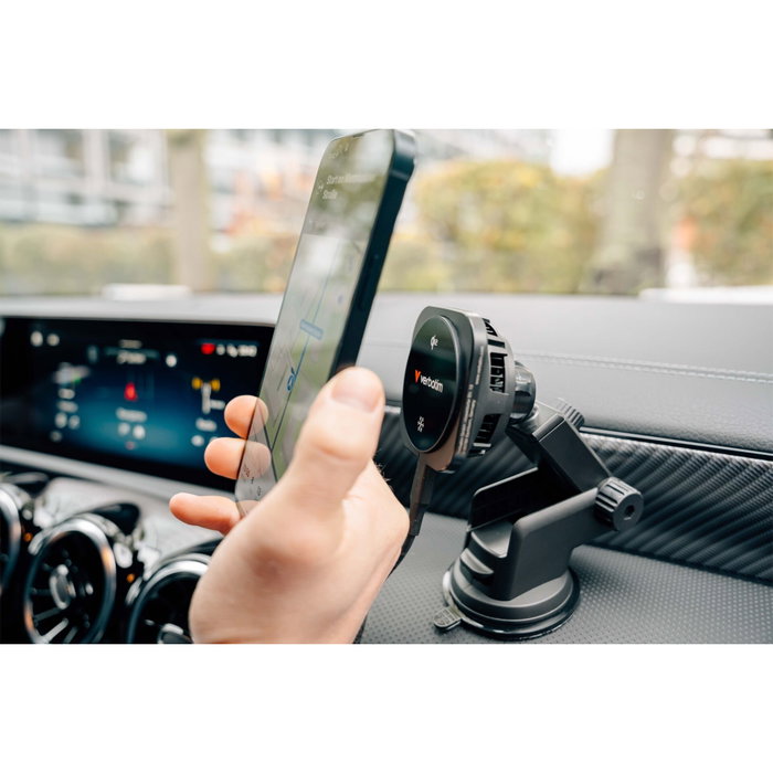 Verbatim Charge 'n' Drive Qi2 Cargador Magnético Inalámbrico para Coche Verbatim Charge 'n' Drive Qi2 Cargador Magnético Inalámbrico para Coche