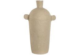 DKD Home Decor Menorca 1c24 Ánfora 34 x 69 x 46 cm Papel maché Hecho a mano