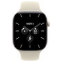 Apple Watch Series 12 GPS + Cellular 46mm Blanco Perla con Caja de Cerámica y Sand Sport Band - S/M