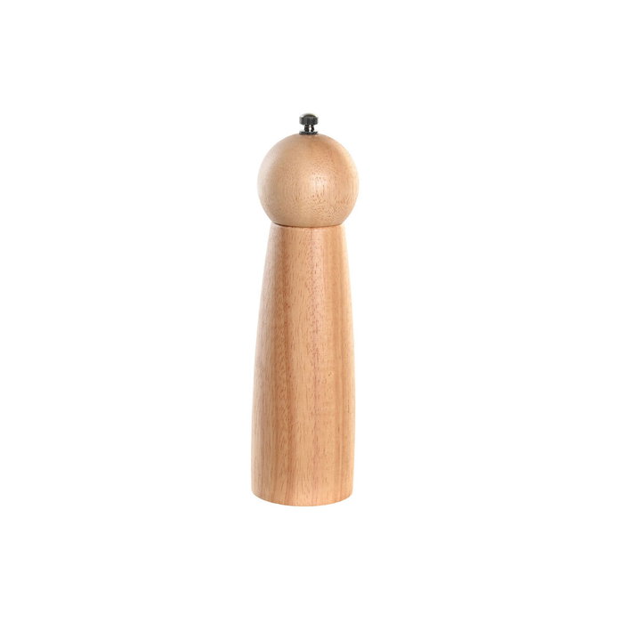 DKD Home Decor Pimentero de Bambú e Inox Natural 6x6x21 cm